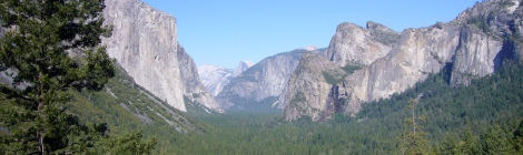 Valle de la Merced en el Parque nacional de Yosemite